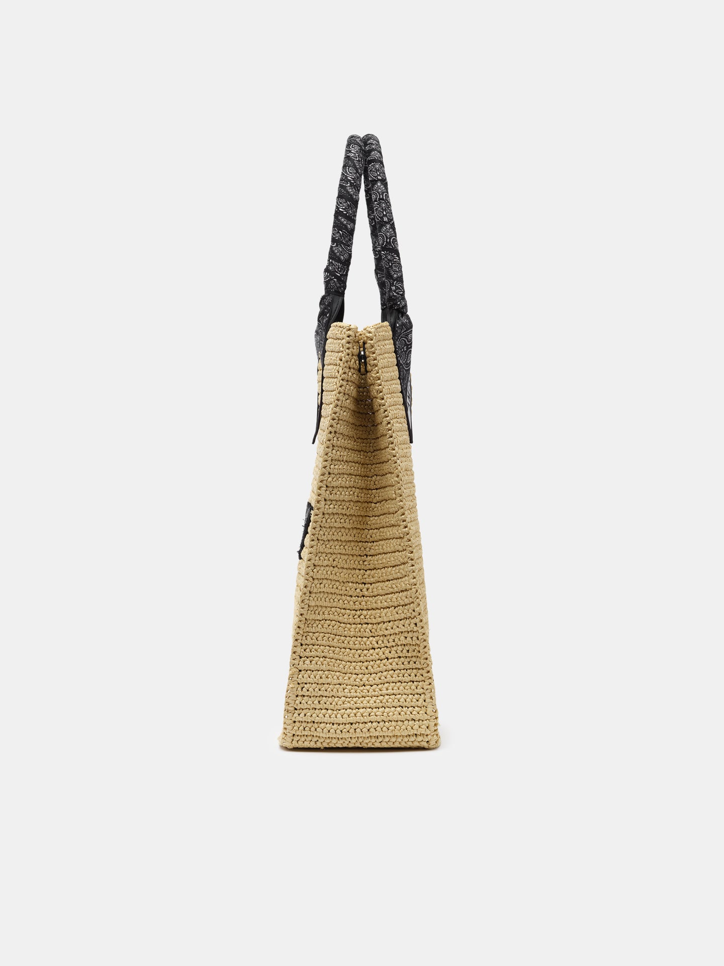 AMIRI RAFFIA TOTE - Black