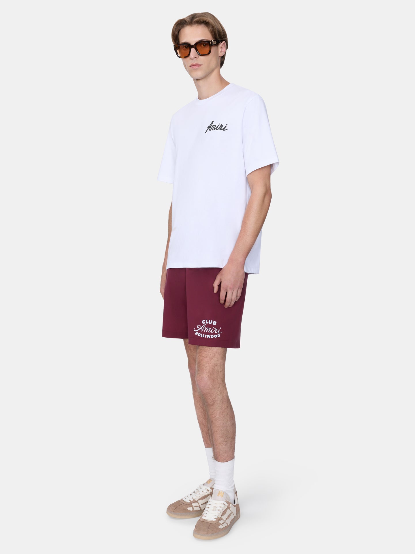 CLUB AMIRI SWIM TRUNK - WINE - AMIRI