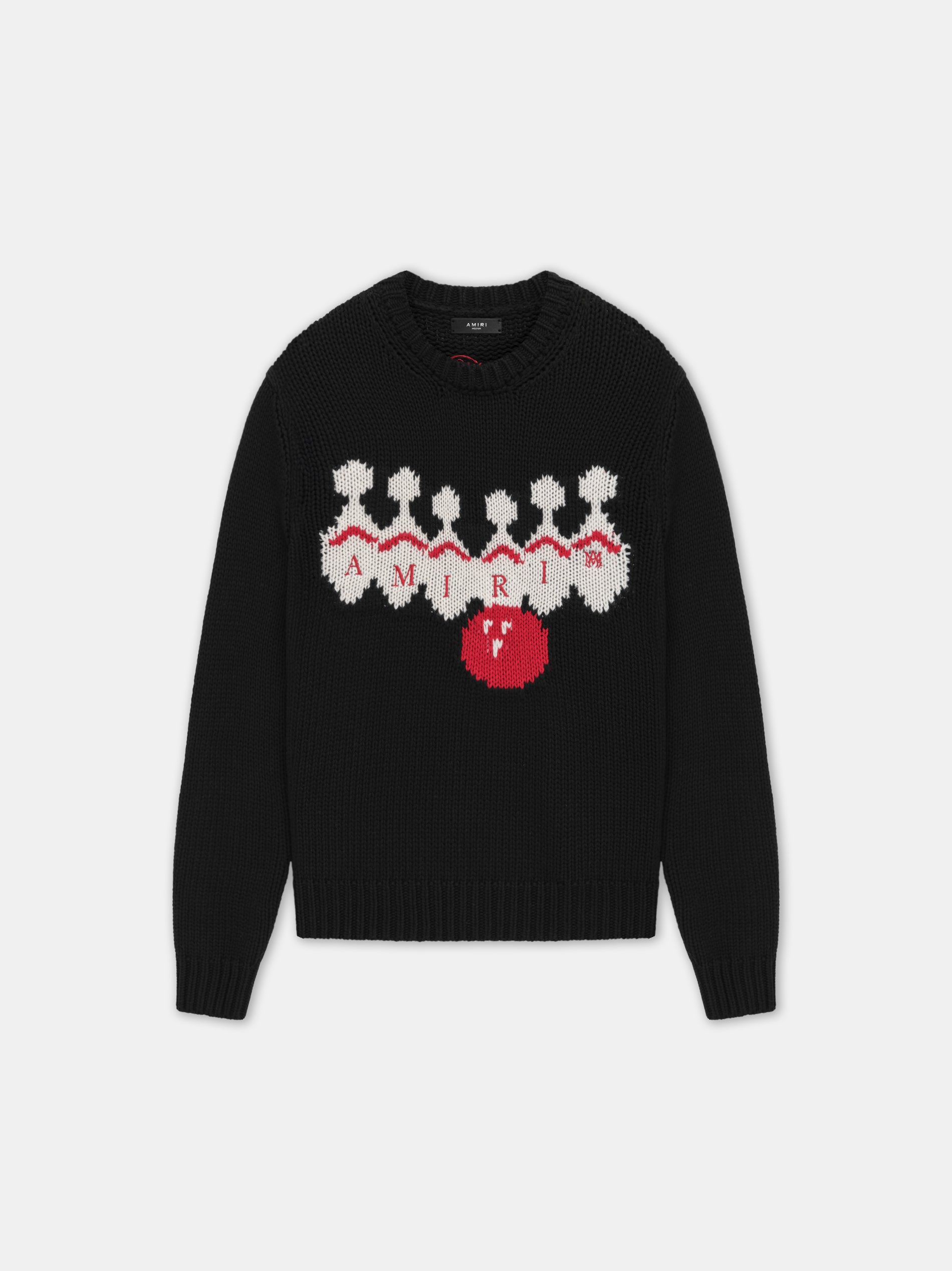 Product AMIRI BOWLING CREWNECK - Black featured image