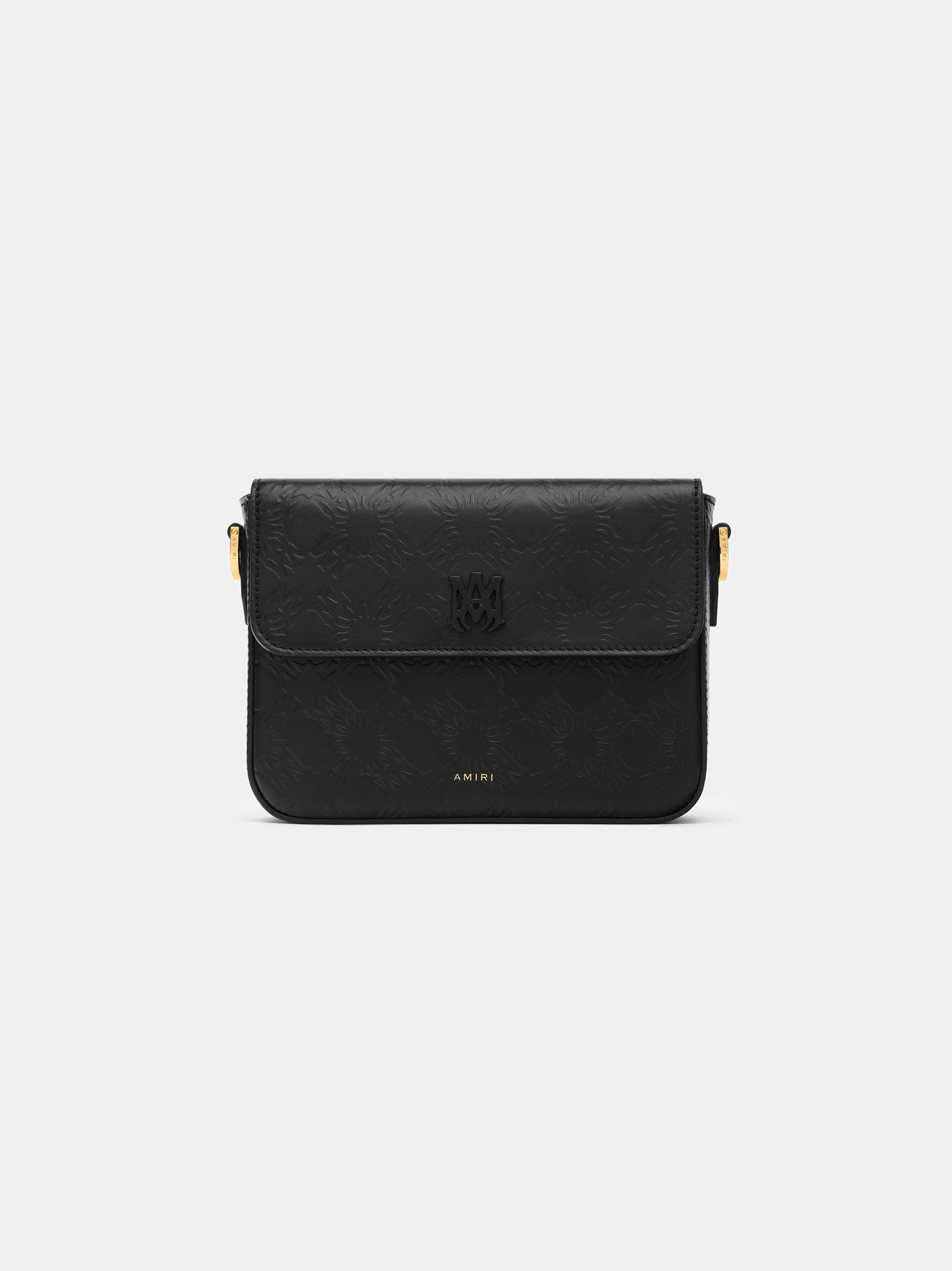 MA QUAD LEATHER CROSSBODY - Black