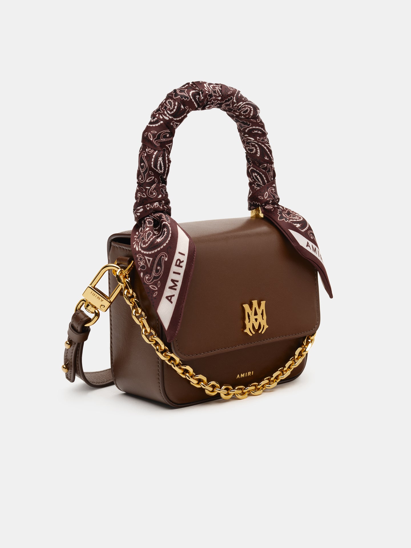 WOMEN - WOMEN'S MICRO MA BAG WITH CHAIN HANDLE - Brown