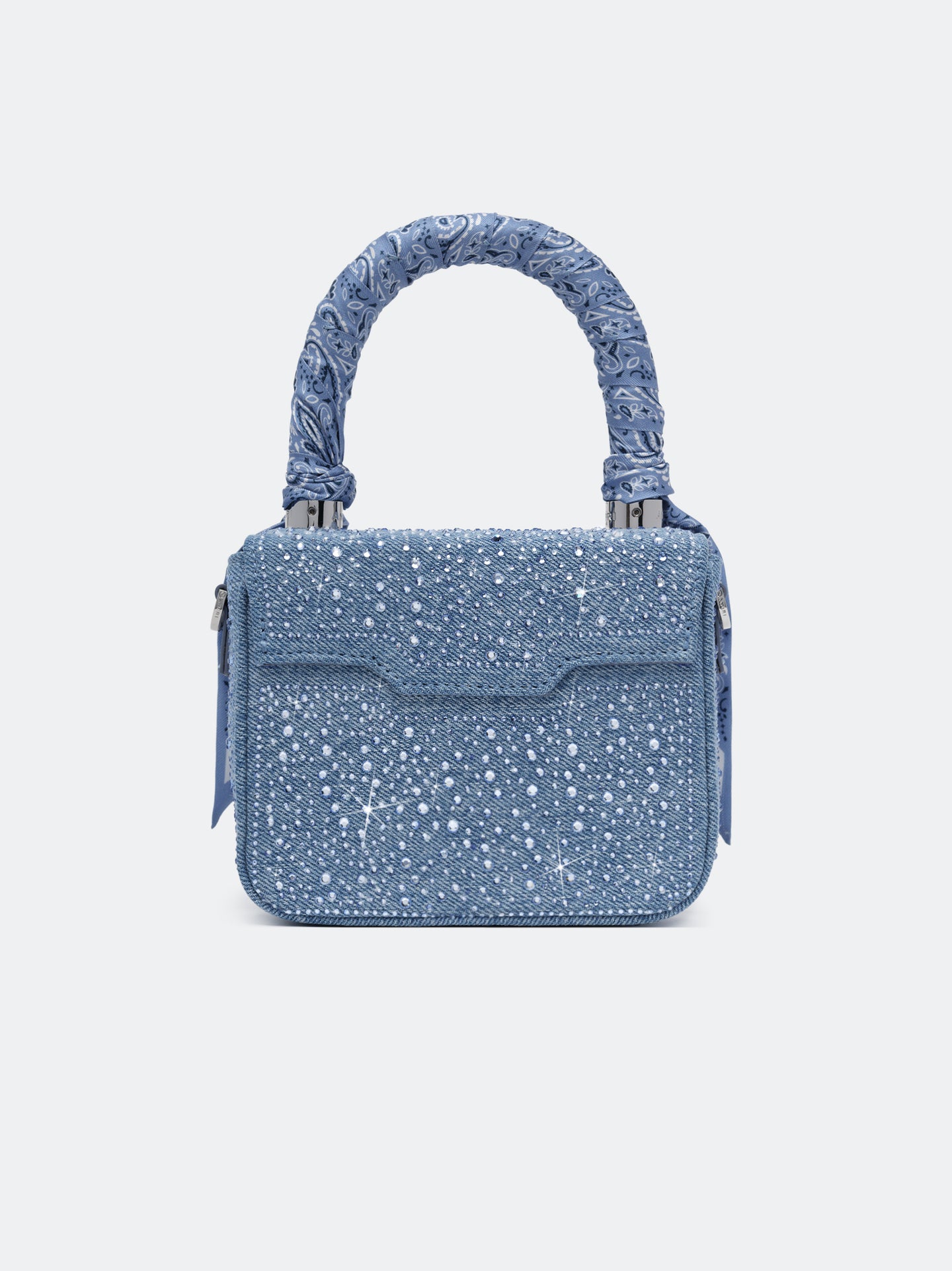 WOMEN - CRYSTAL DENIM MICRO MA BAG - True Blue