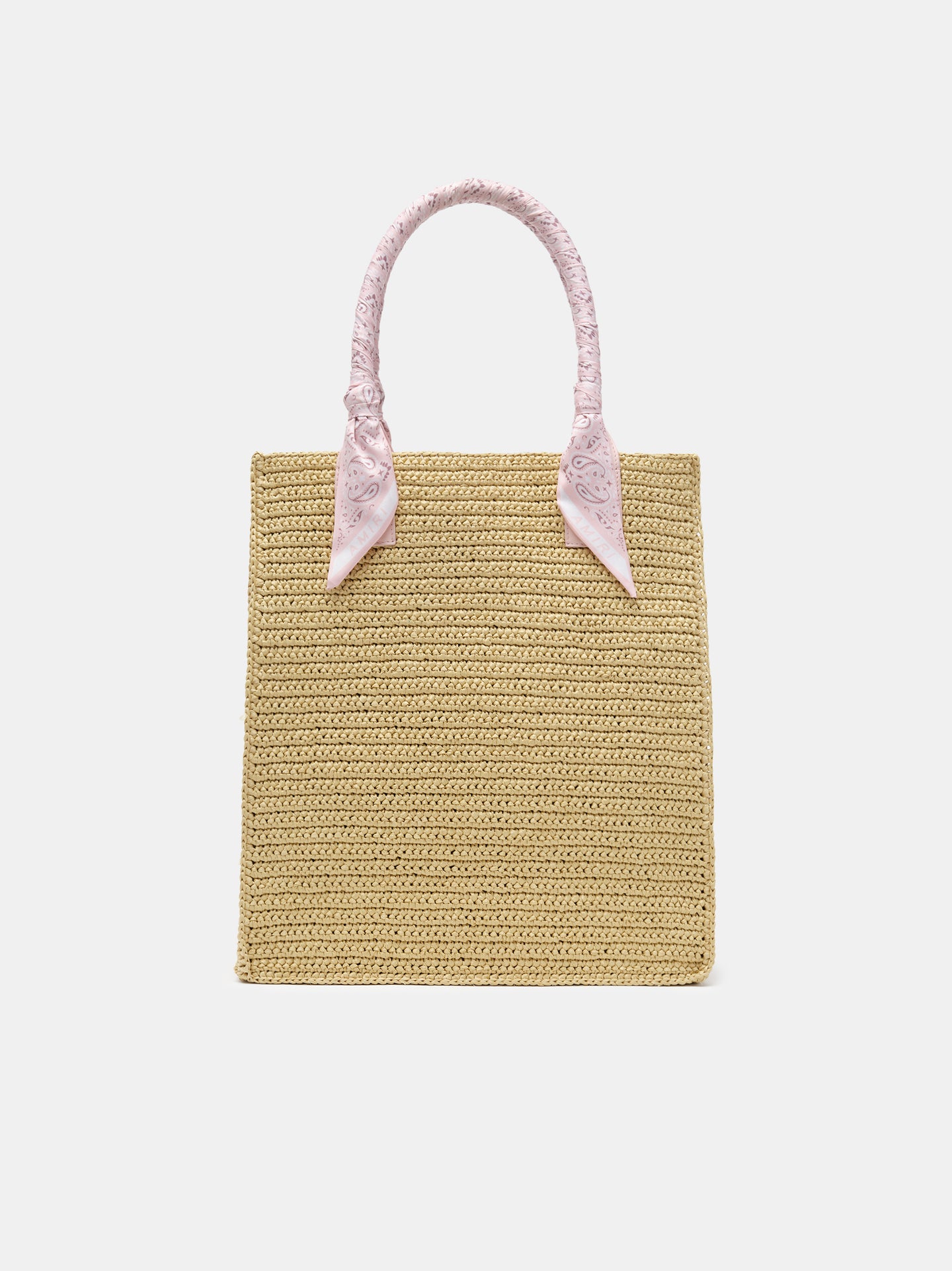 AMIRI RAFFIA TOTE - Pink