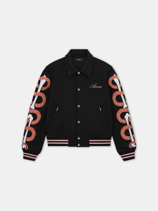 AMIRI SNAKE BONES JACKET - Black