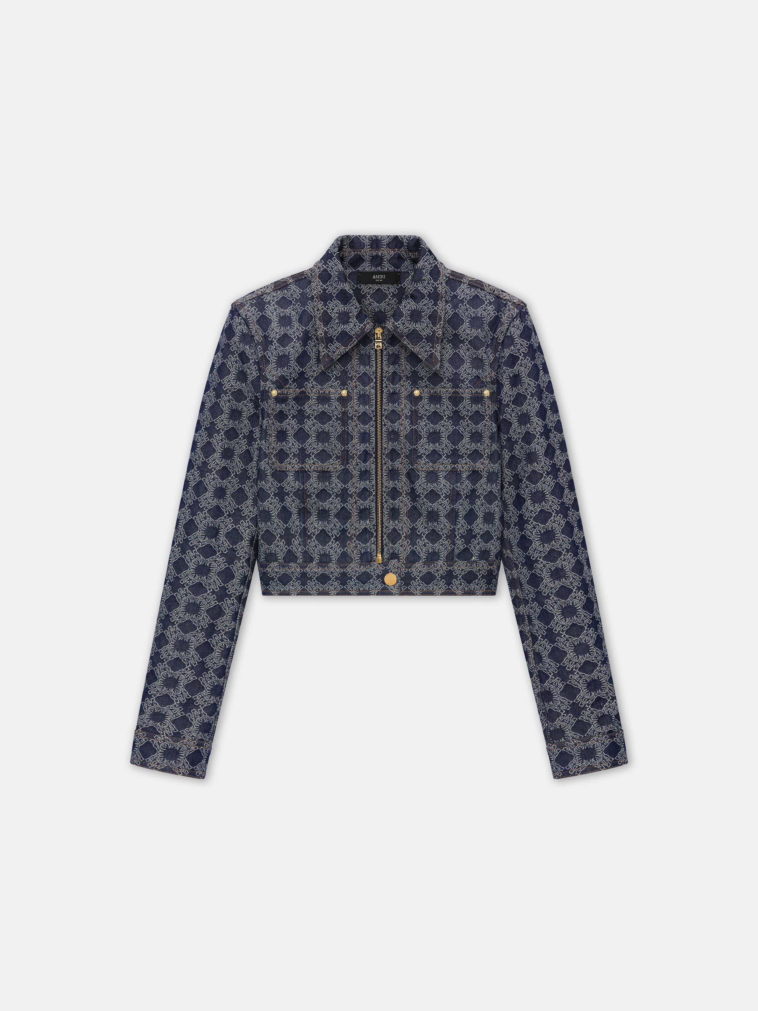 Product WOMEN - WOMEN'S MA QUAD CROPPED DENIM JACKET - Raw Indigo featured image