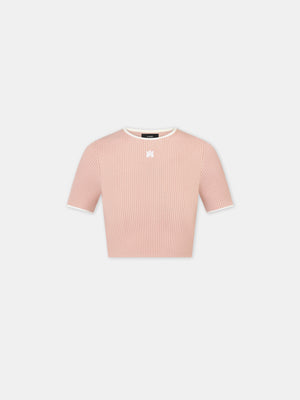 WOMEN - WOMEN'S MA BABY TEE - Dusk Pink - AMIRI