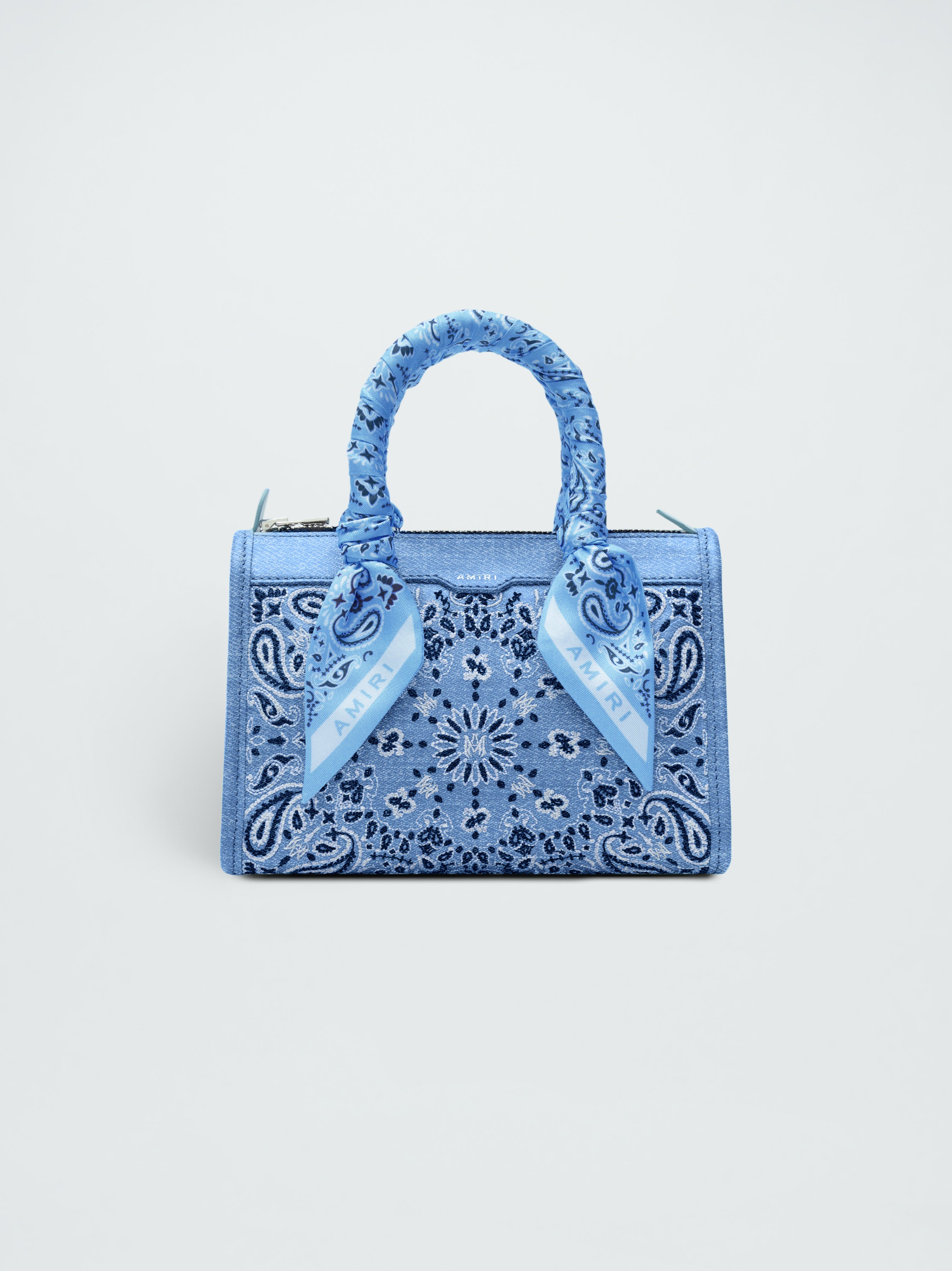 Product WOMEN - MICRO TRIANGLE BAG - NATURAL / DENIM featured image