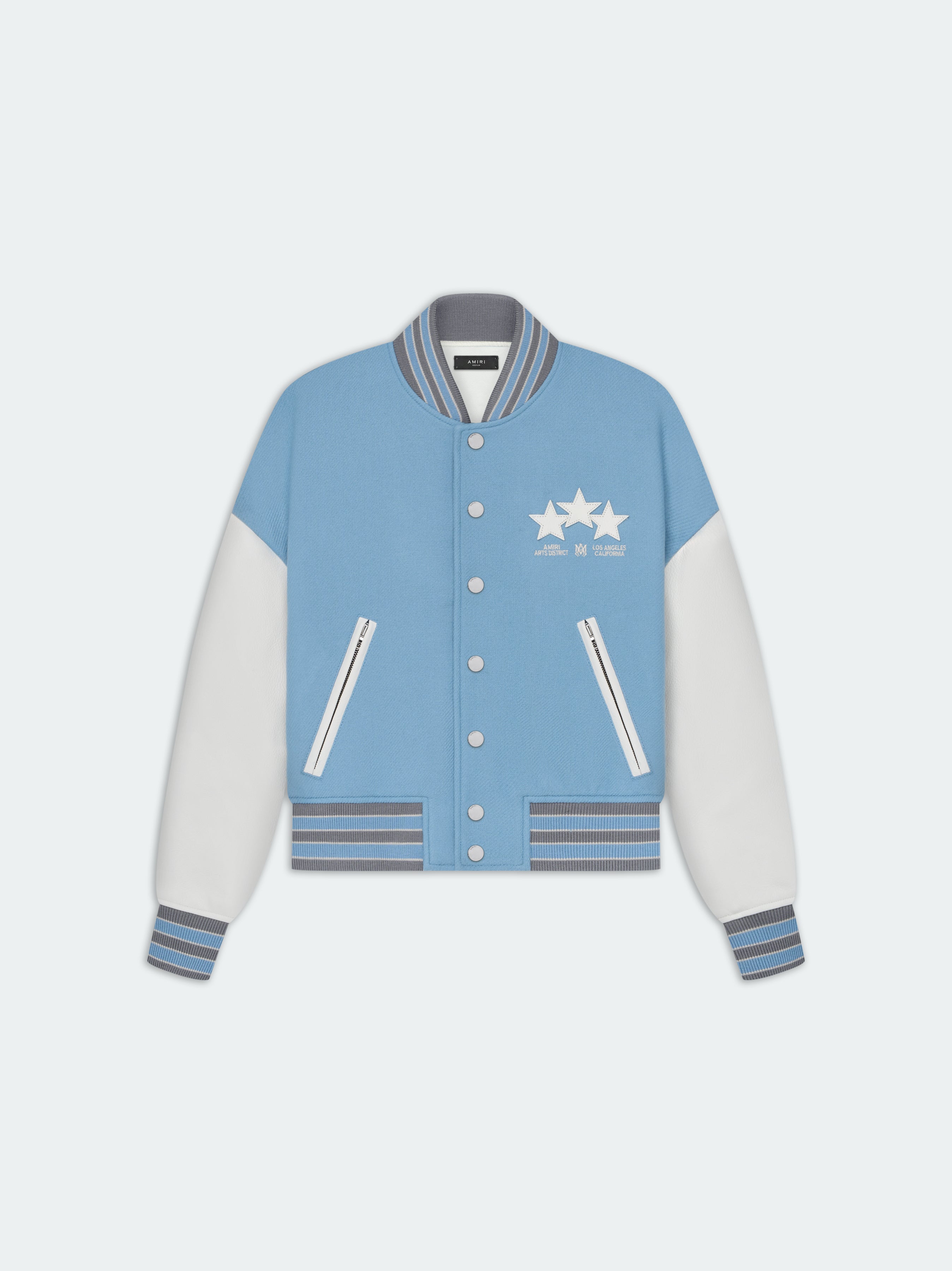 Product WOMEN - STARS VARSITY JACKET - Air Blue featured image