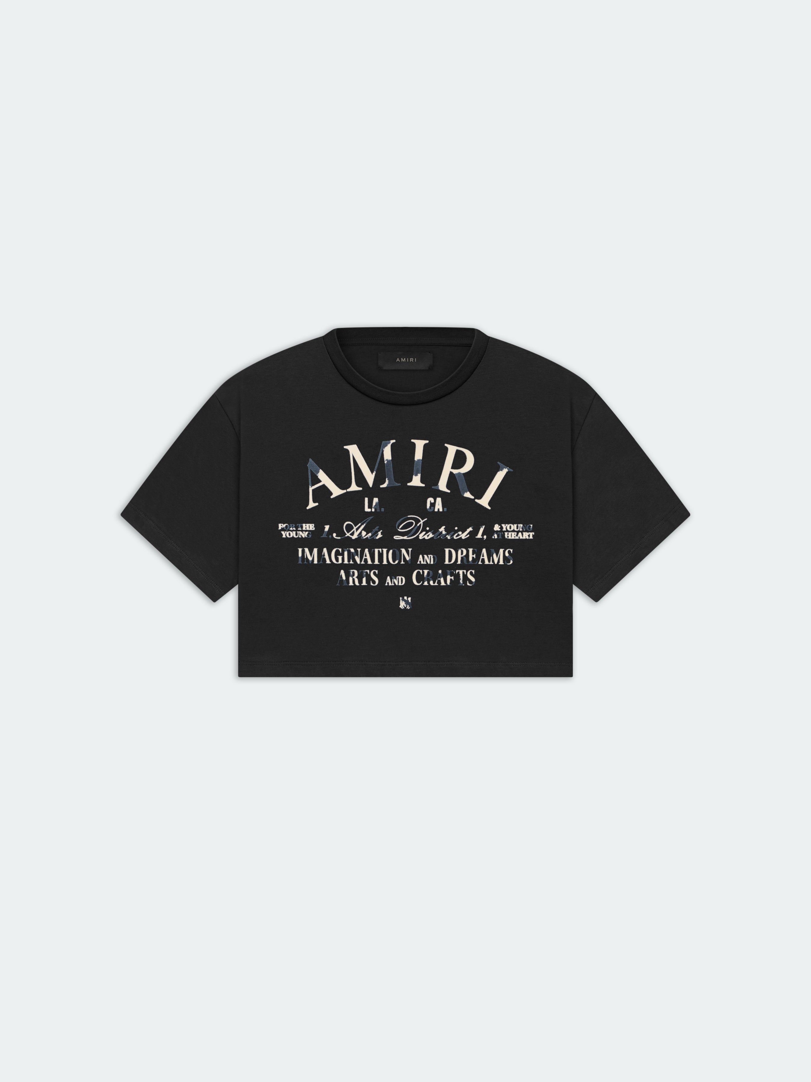 Product WOMEN - DISTRESSED ARTS DISTRICT TEE - Black featured image
