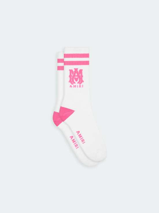 KIDS - MA STRIPE SOCK - White/Pink