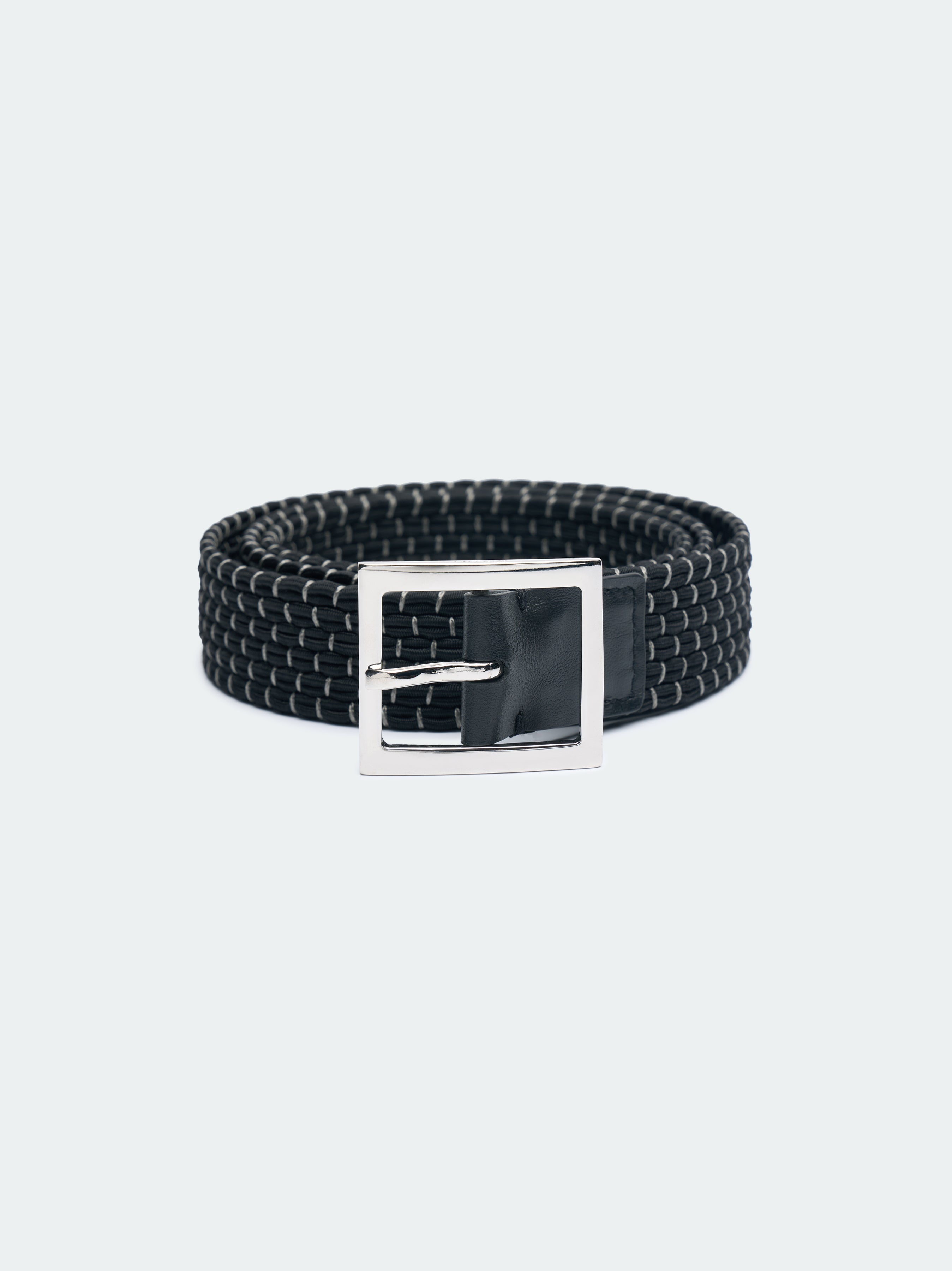Product BRAIDED SKATER BELT - Black featured image