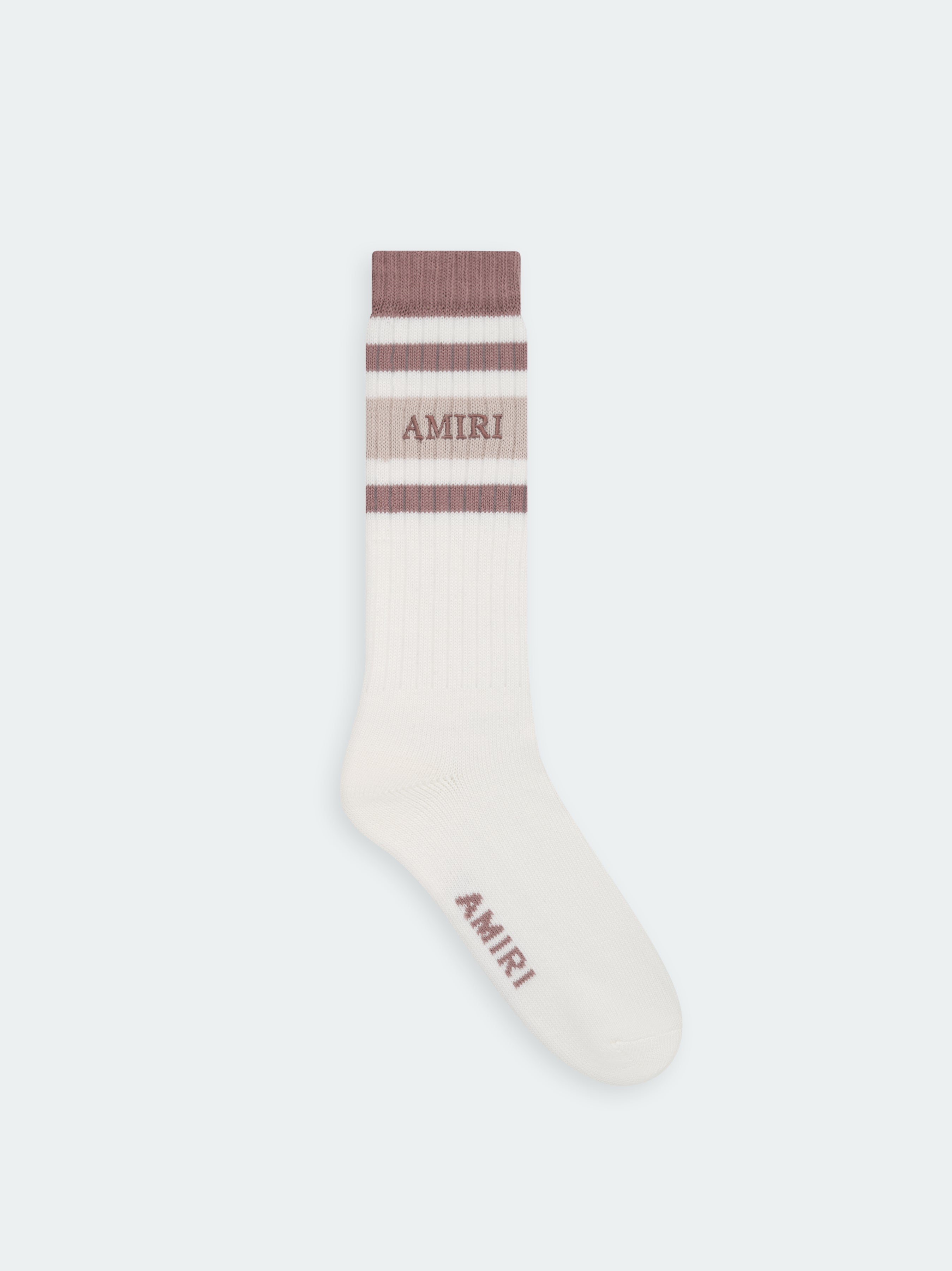 Product AMIRI STACK STRIPE CHUNKY SOCK - Brown featured image