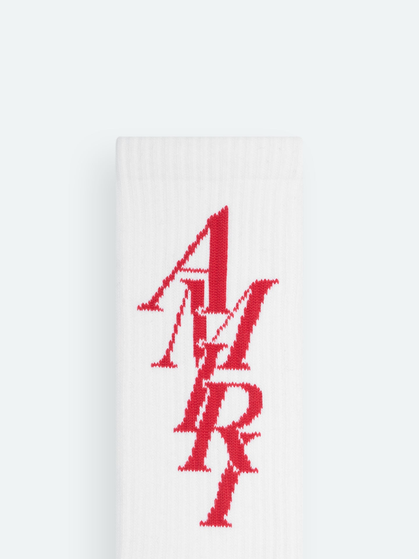 AMIRI STACK SOCK - White/Red