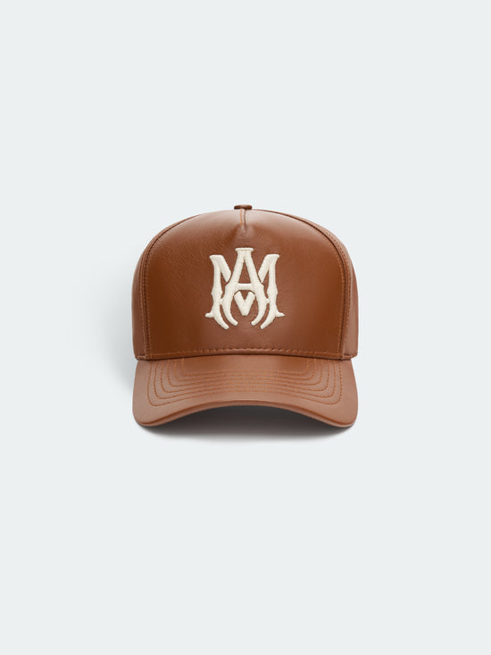MA FULL LEATHER HAT - Brown