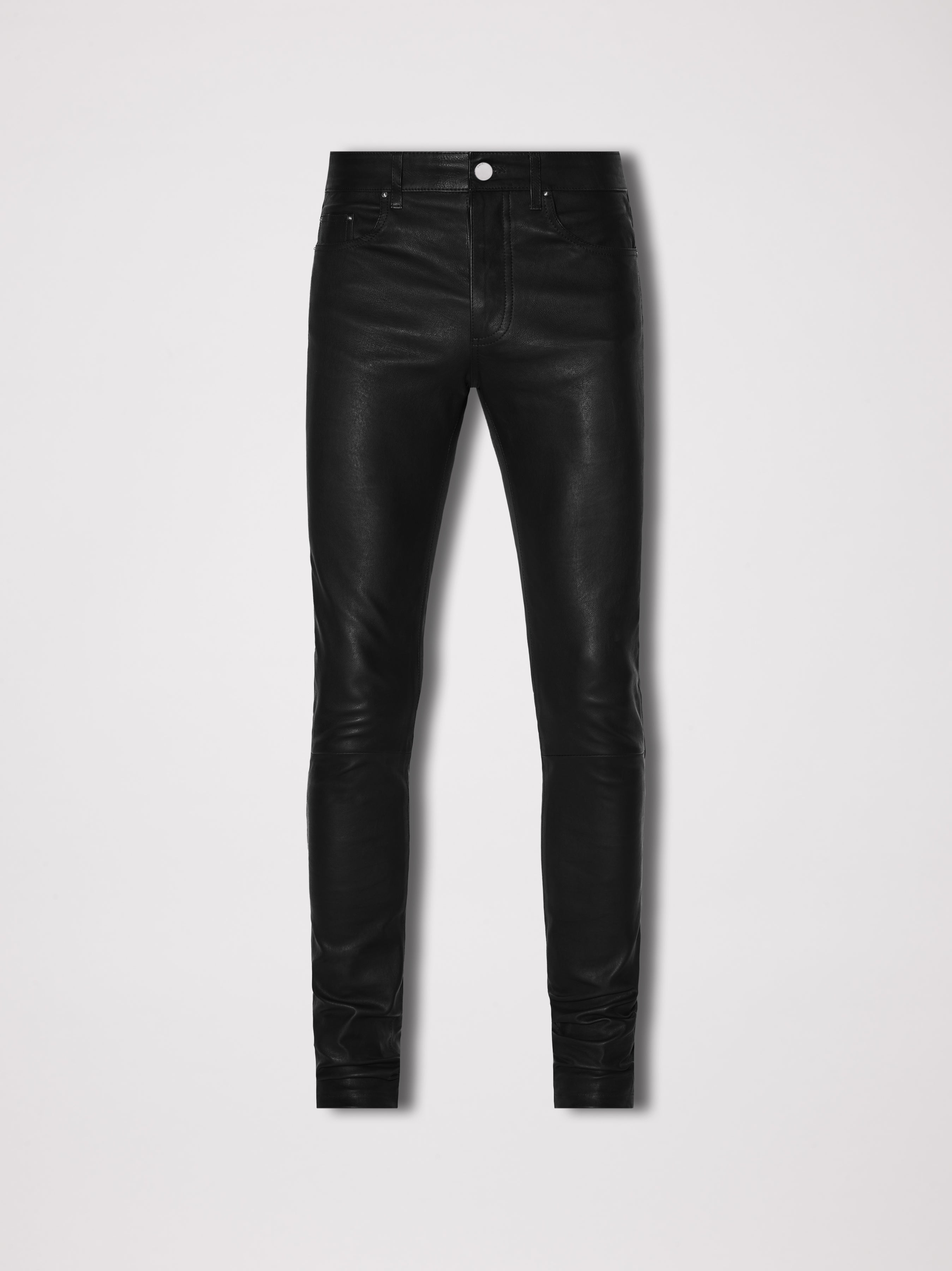Product 5 POCKET LEATHER PANT - BLACK featured image