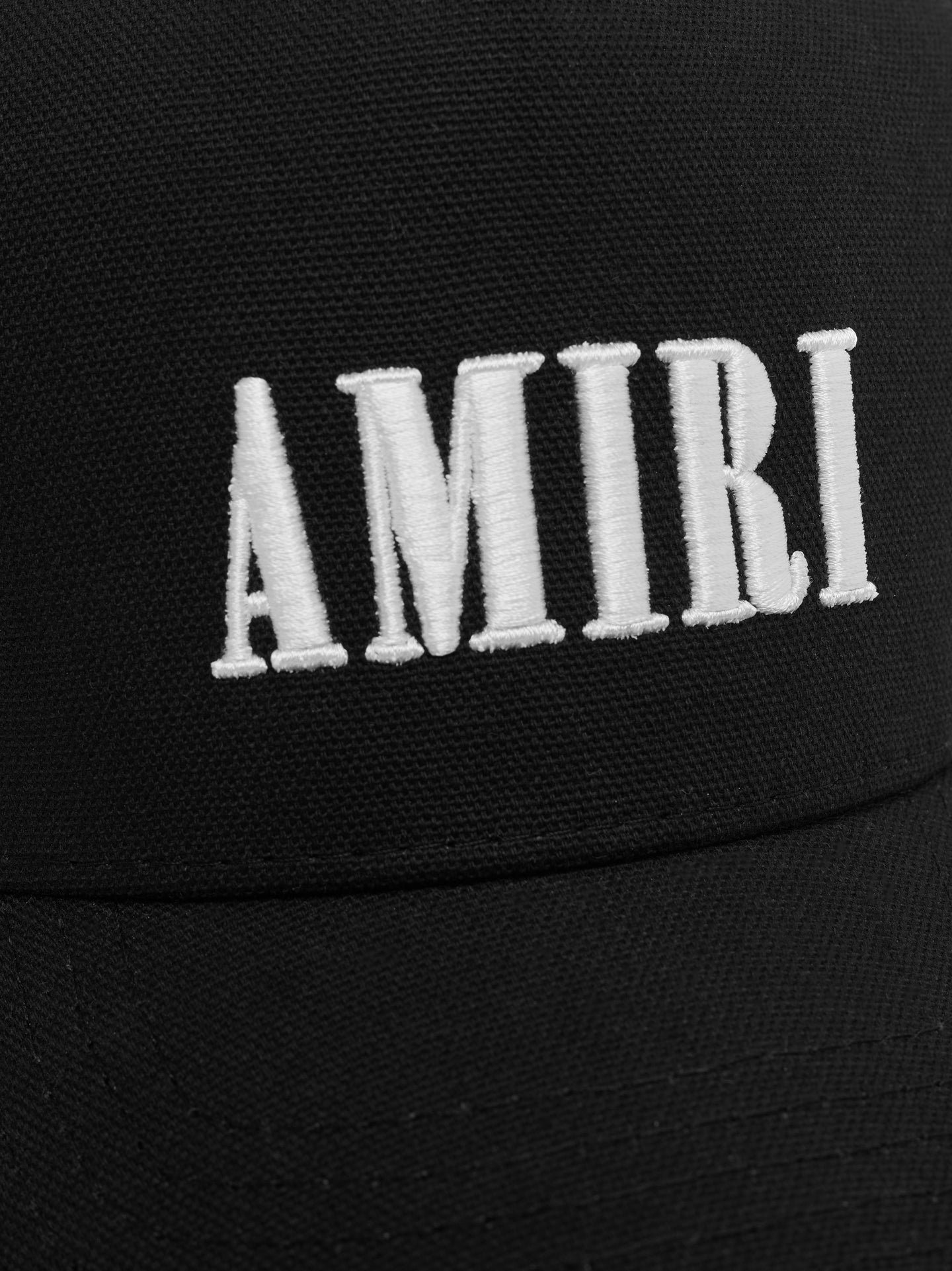 AMIRI CORE LOGO TRUCKER HAT - BLACK WHITE