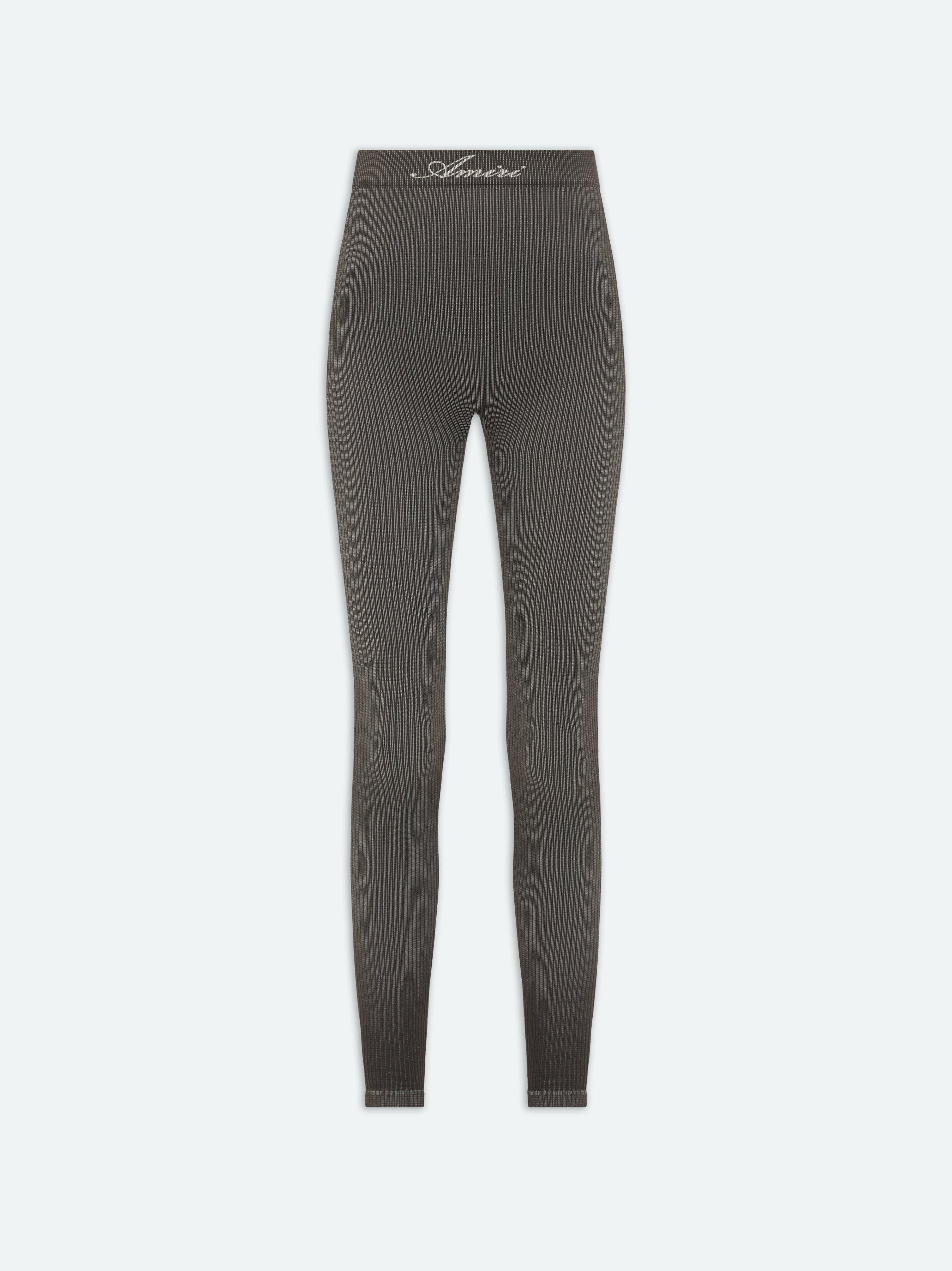 Product WOMEN - RIBBED SEAMLESS LEGGINGS - Brown featured image
