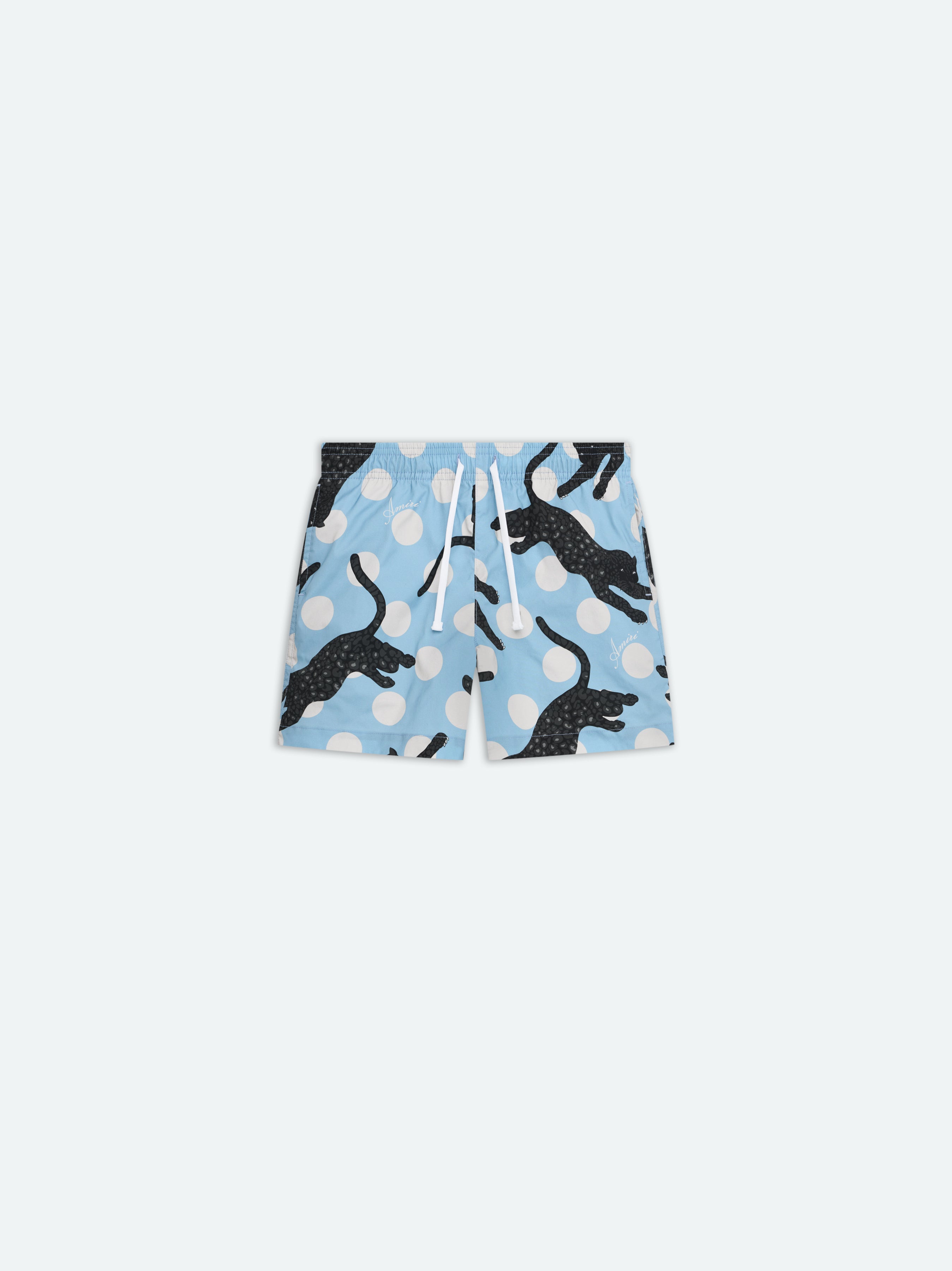 Product KIDS - LEOPARD POLKA DOTS SWIM TRUNK - Air Blue featured image