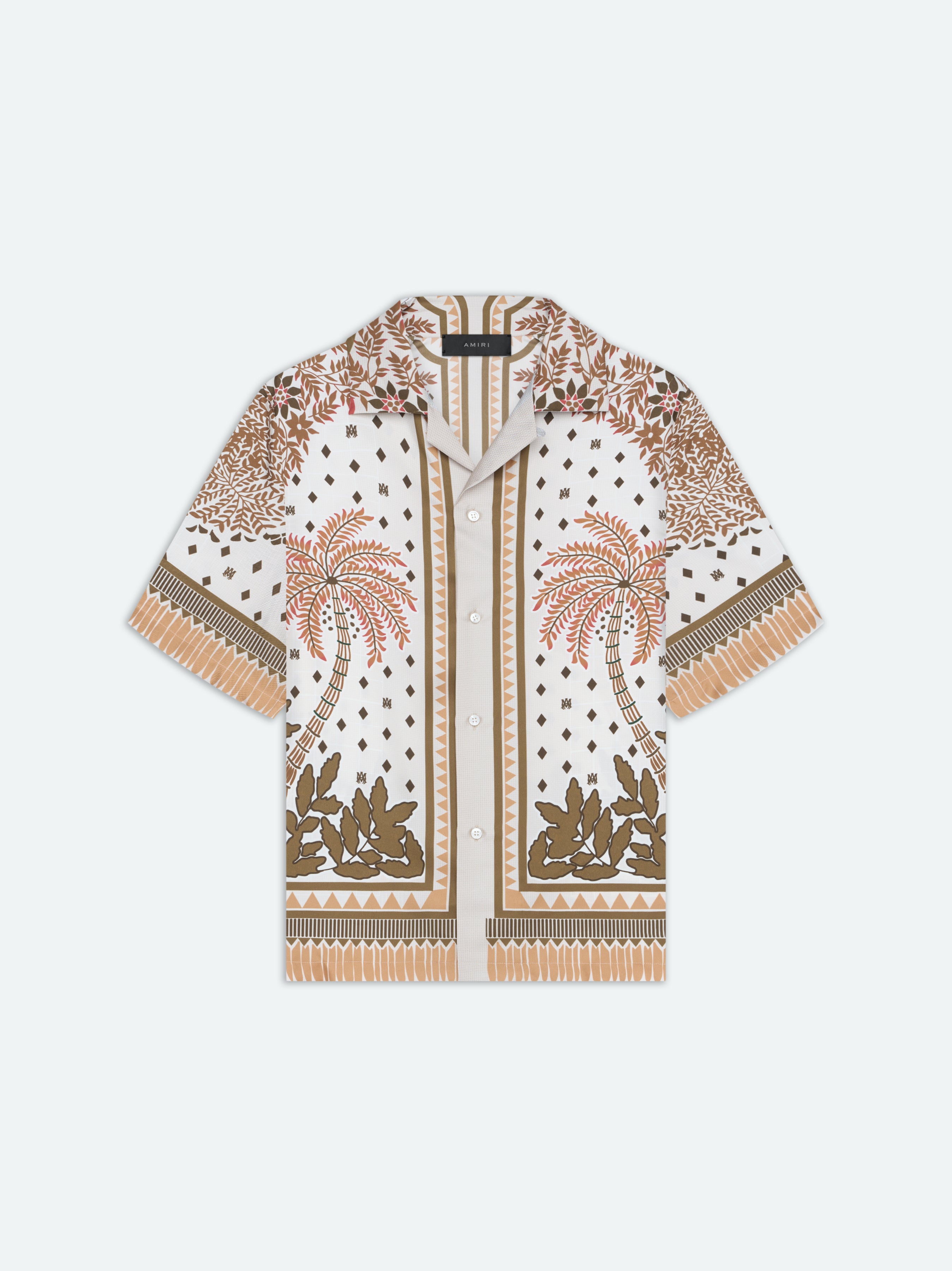 Product PALM TREE BOWLING SHIRT - Copper Brown featured image