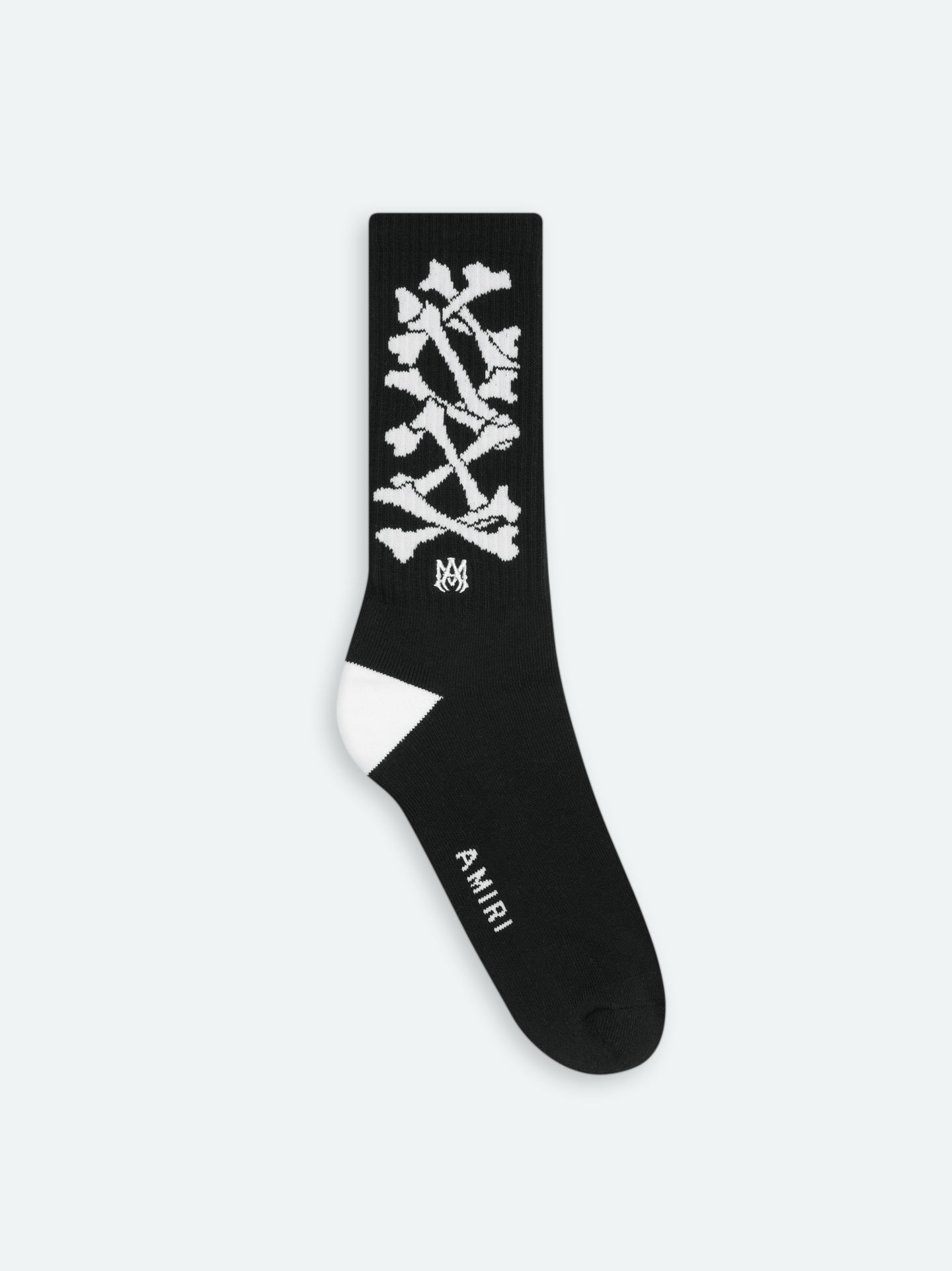 BONES SOCK - Black/White - AMIRI