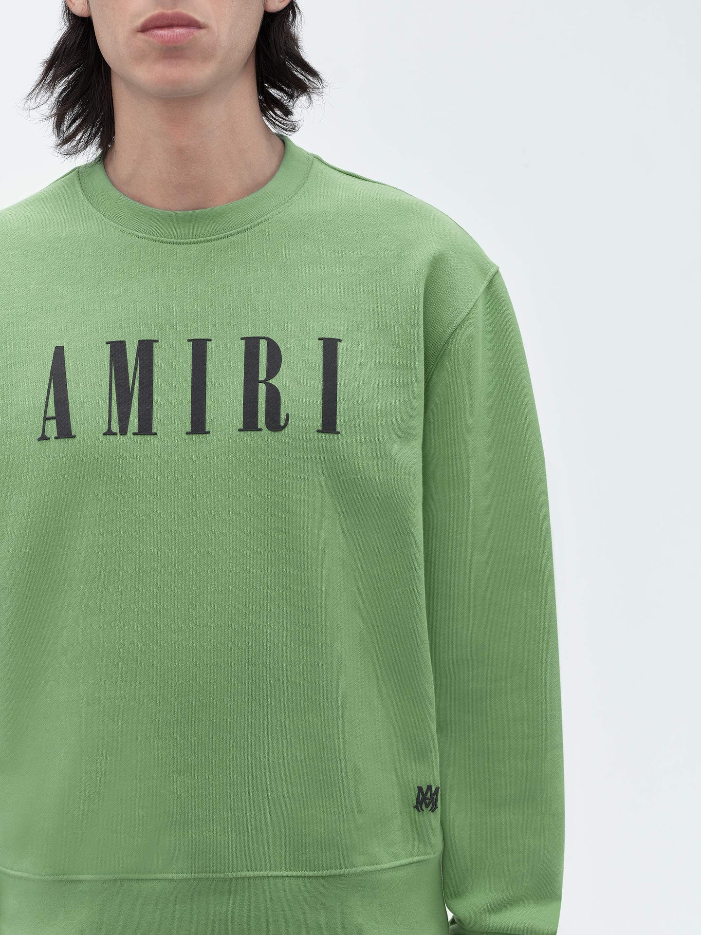 AMIRI CORE LOGO CREW - Mineral Green