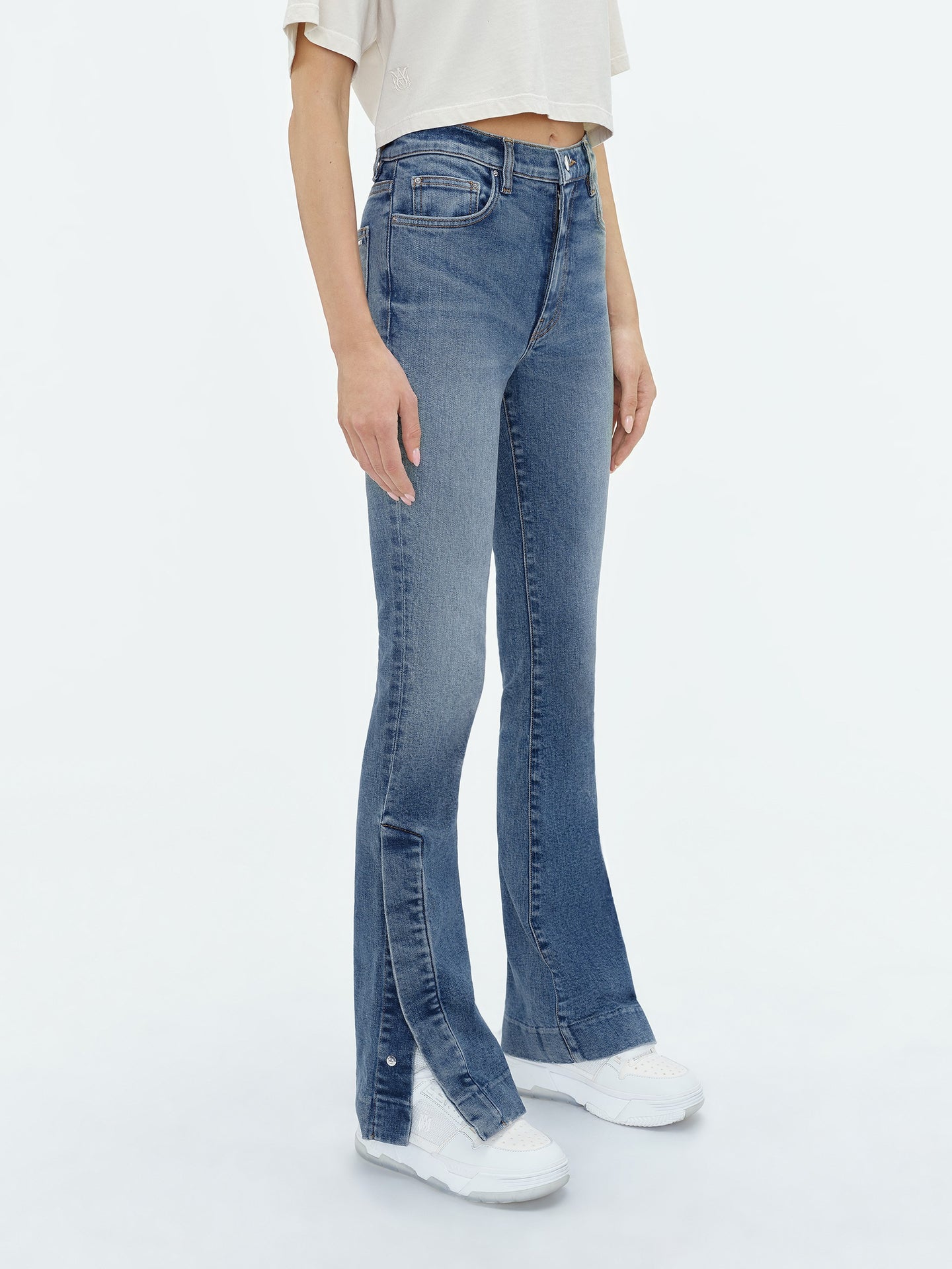 WOMEN - KICK FLARE - River Indigo - AMIRI