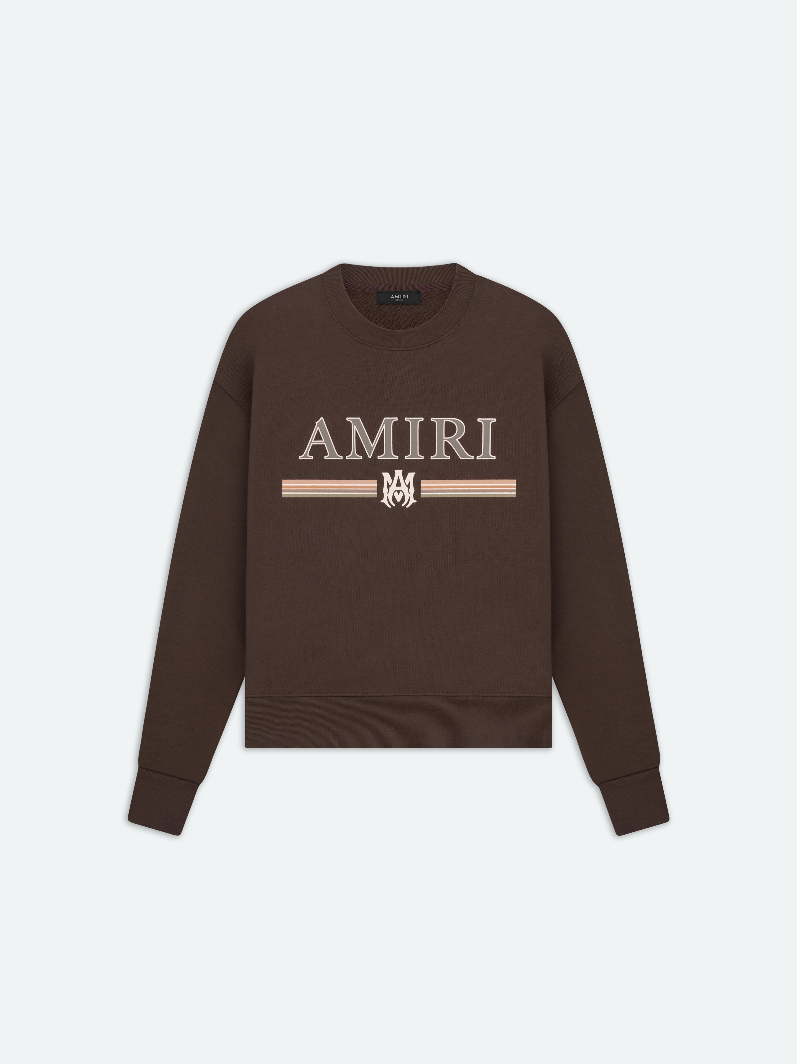 Product MA BAR CREWNECK - BROWN-COTTON featured image