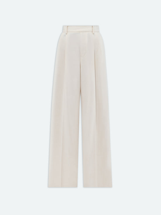 WOMEN - RELAXED DOUBLE PLEATED PANT - Summer Sand